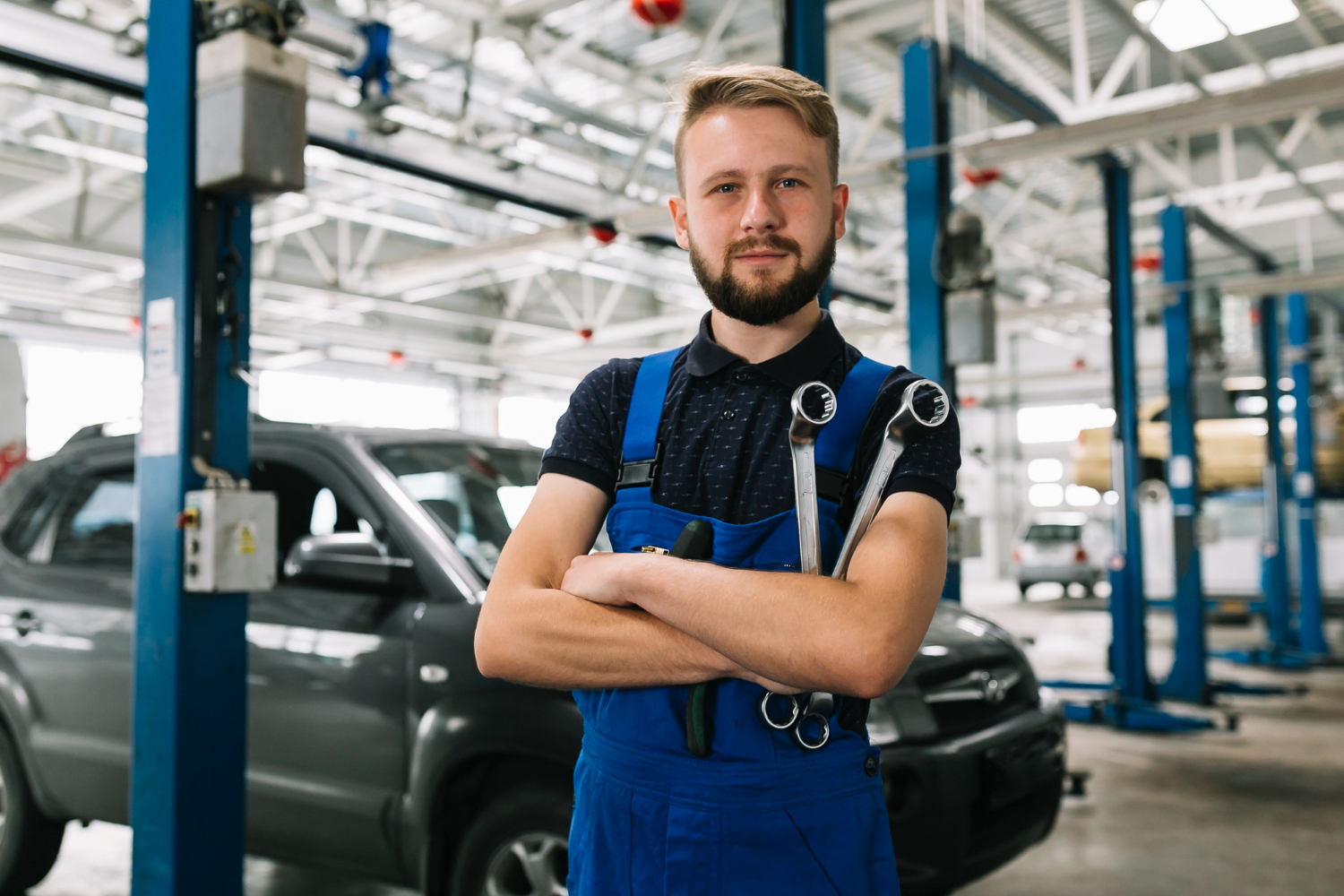 Accueil client et parking véhicules confiés